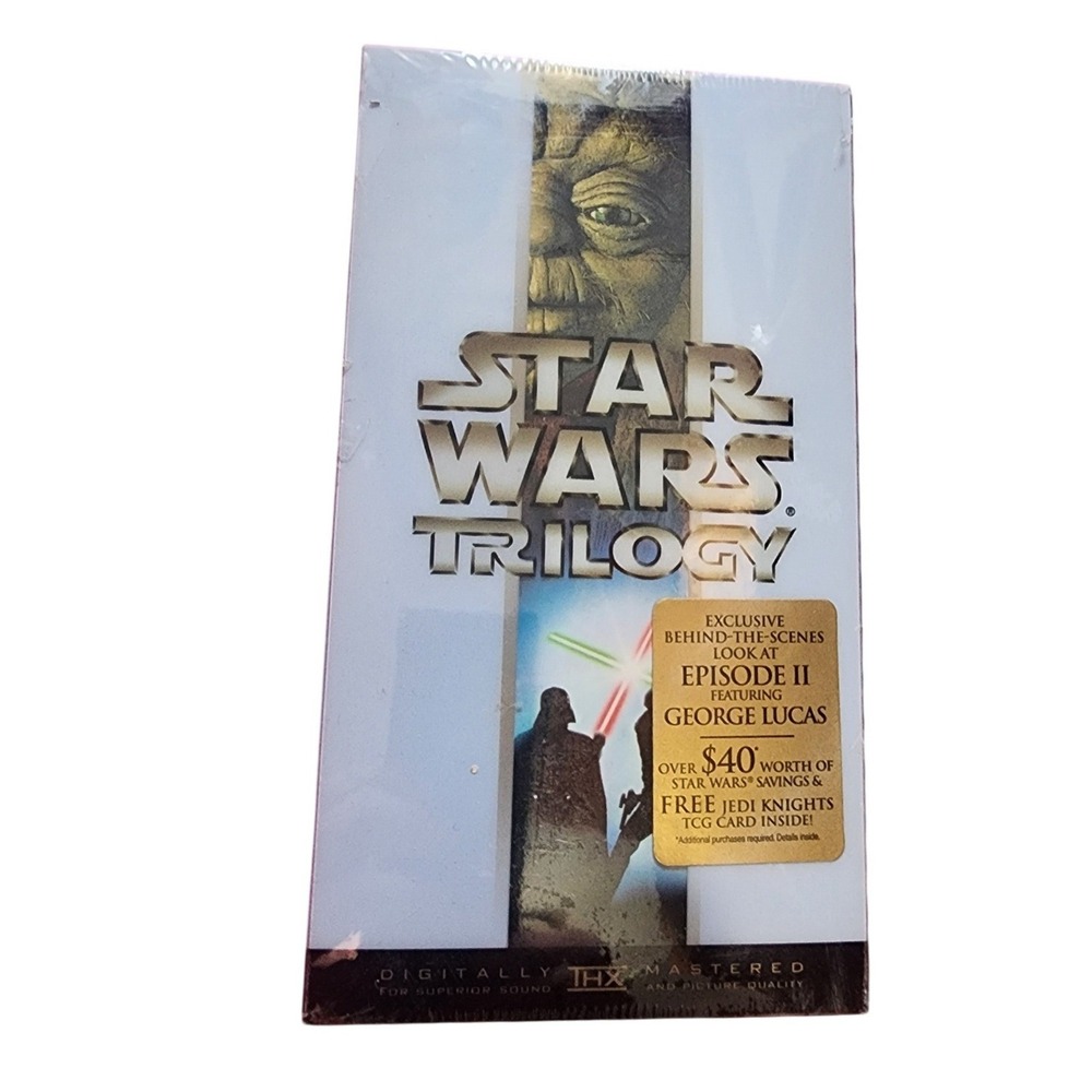 Star Wars Trilogy VHS Box Set 2000 Mastered New Sealed A New Hope Empire Jedi
